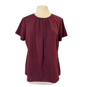 Talbots Petites Purple Blouse Sz 14P